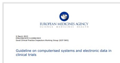 eCF Focus Session: EMA Guideline on Computerised Systems and Electronic Data in Clinical Research
