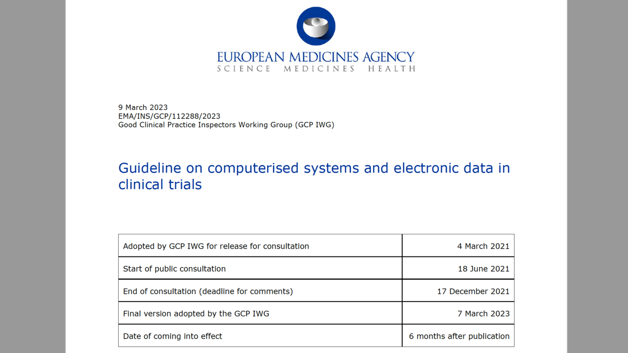 eCF REG Team has updated the "eCF Requirements" to include mappings to